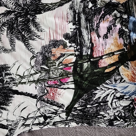 NWT. Christopher & Banks. Short sleeve print top. XL - Picture 4 of 7